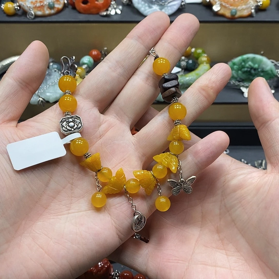 翡翠未镶嵌手链手链