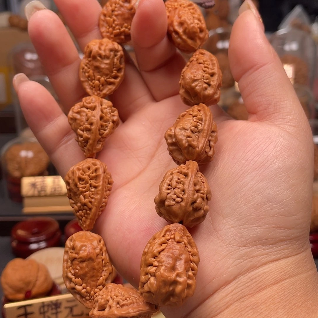 文玩核桃把件嘉*凯麒麟角007