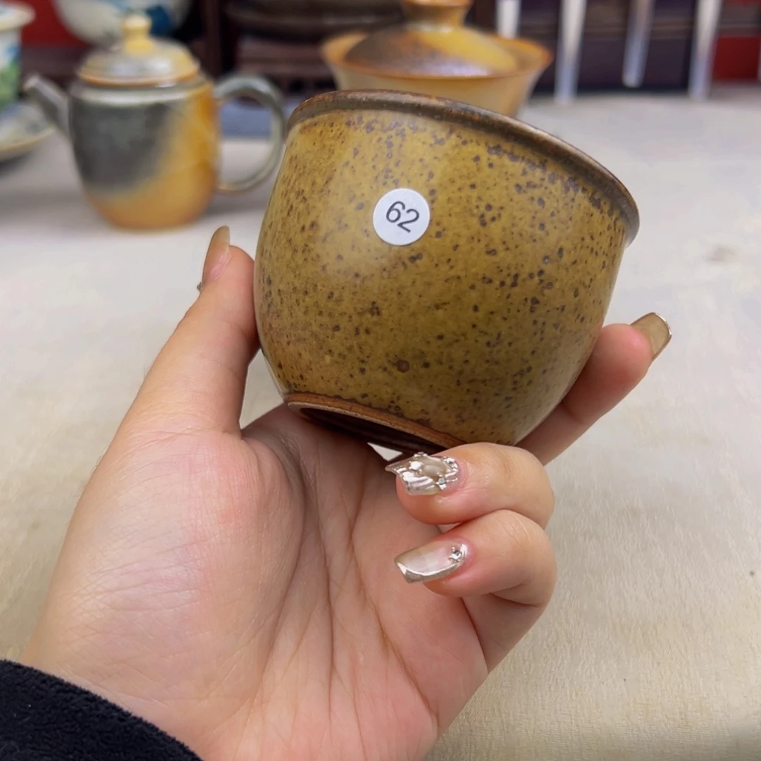 杯子纯手工柴烧主人杯