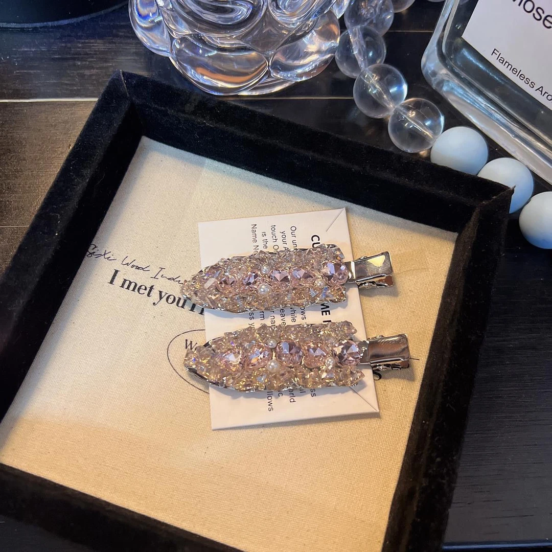 简约一字夹头饰东大门新款小众洋气辣妹风刘海夹边夹碎发夹发饰