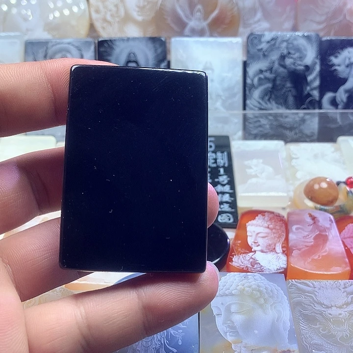 未镶嵌黑曜岩颈饰老****龙