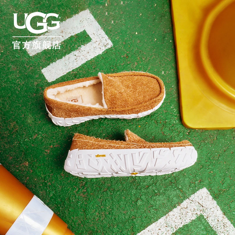 UGG春季新款新男士时尚舒适厚底一脚蹬休闲豆豆鞋乐福鞋 1167670