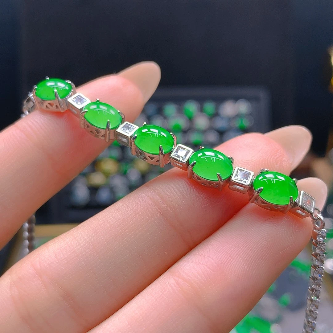 未镶嵌手链翡翠天然翡翠