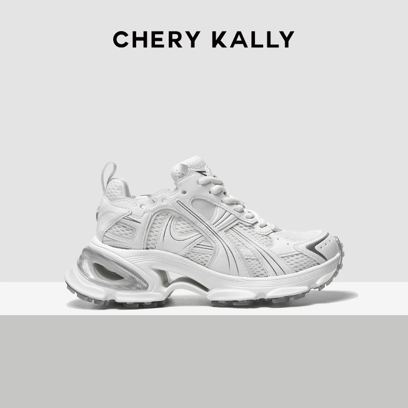 【房琪同款】cherykally高级老爹鞋流光风运动鞋女透气网鞋美式鞋子