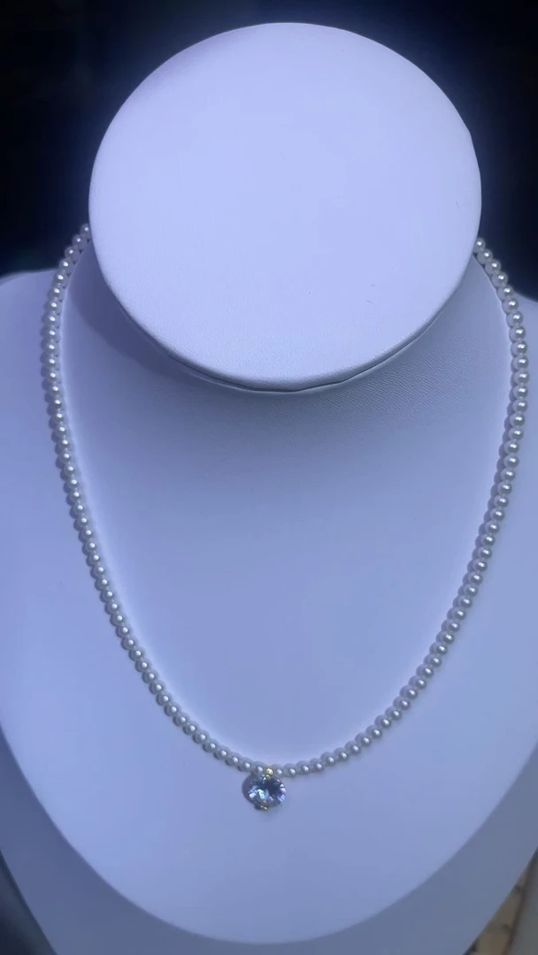 精品淡水珍珠项链【无礼盒】0085