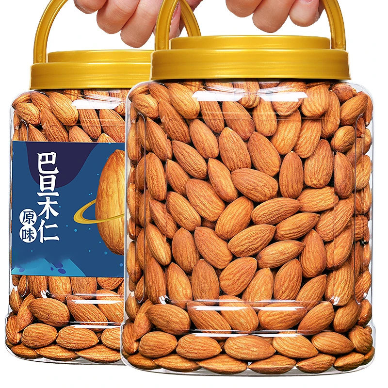 原味巴旦木仁罐装500g独立小包装250g巴旦木孕妇儿童坚果零食年货