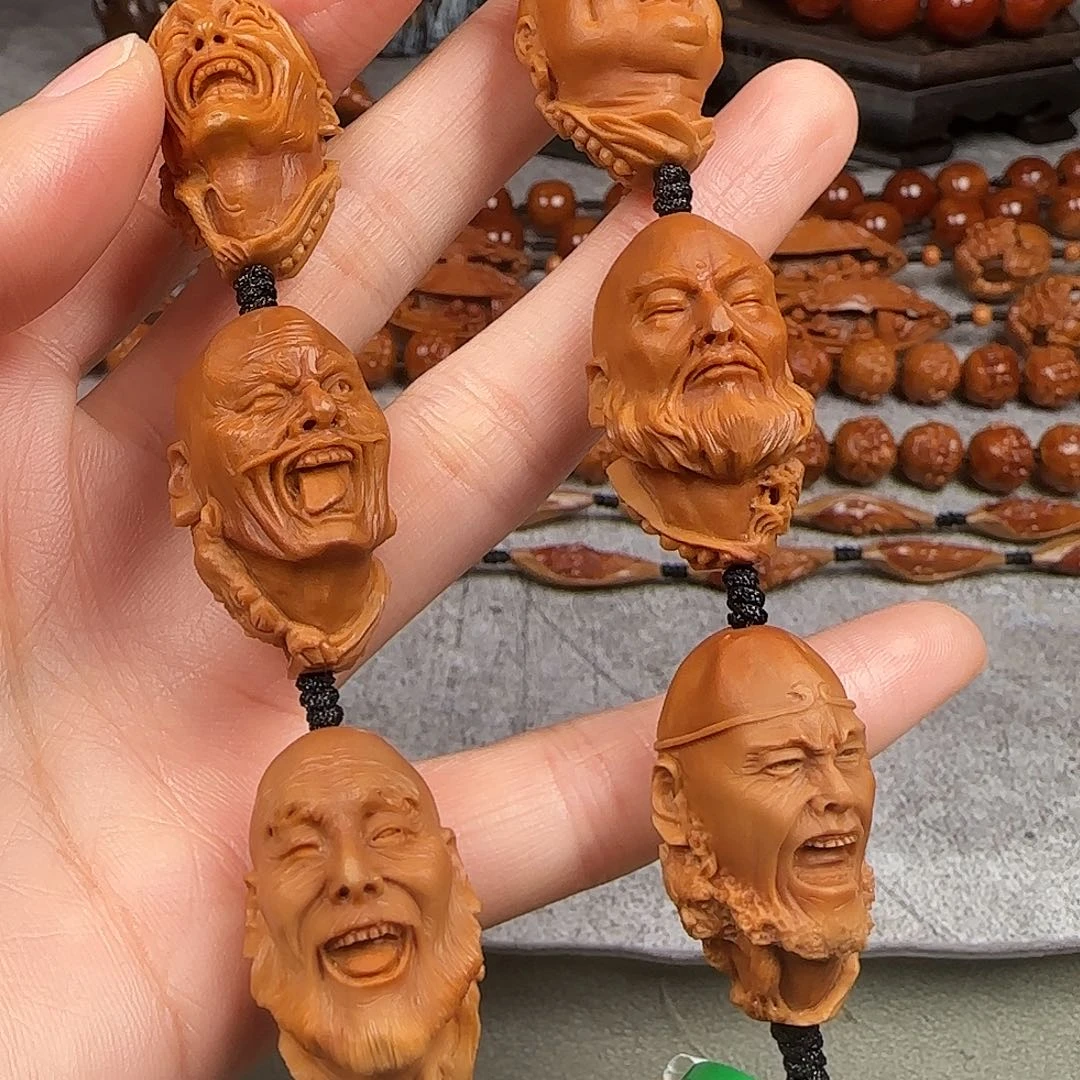 橄榄核手串/手链2.0尺寸七星罗汉手持