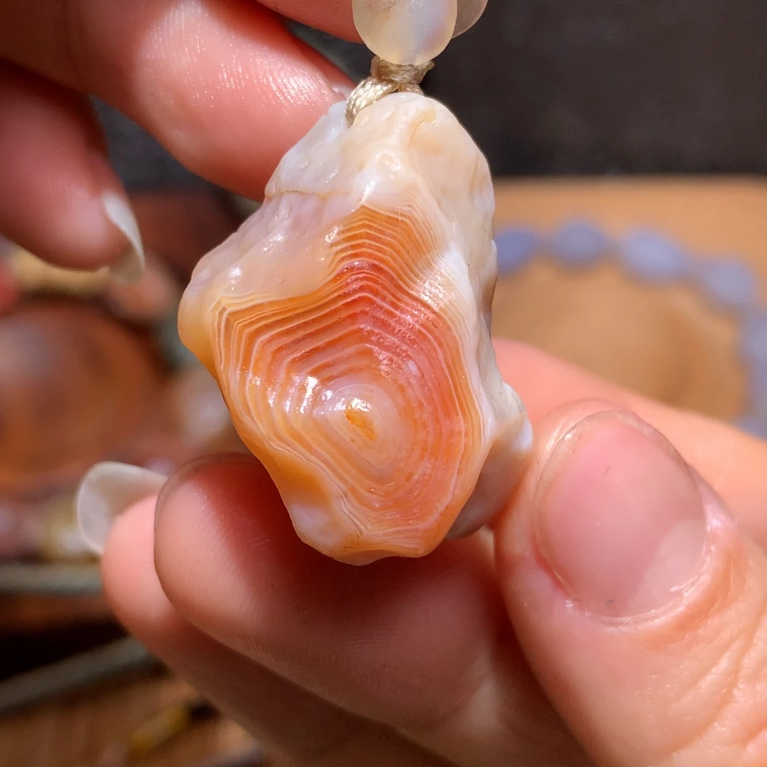 未镶嵌玛瑙/玉髓珠宝半成品