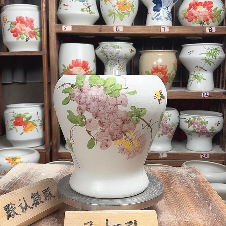 摆件81红红陶瓷大微瑕