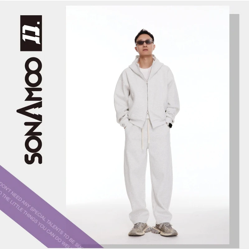 【D15505/K05】sonAmoo宽松秋冬宽松时尚休闲运动男女套装