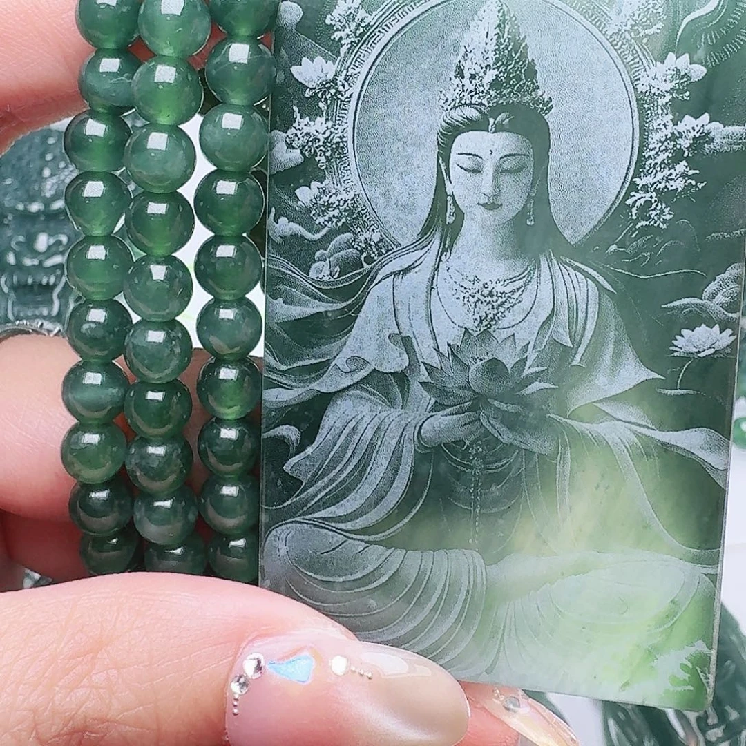 翡翠未镶嵌颈饰111