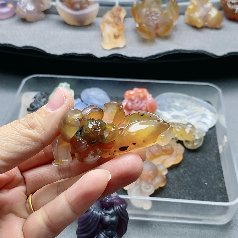 【闪购商品】未镶嵌吊坠定制玛瑙