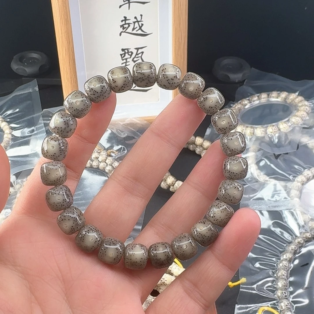 星月菩提手串木*三黑冰10mm