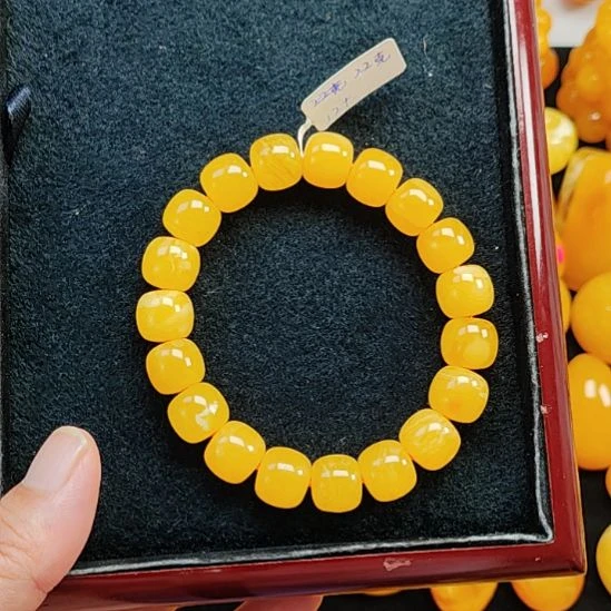 未镶嵌蜜蜡手串同料手串12米