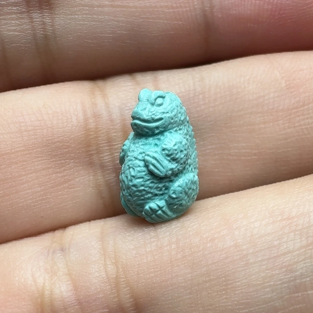 绿松石未镶嵌哥斯拉