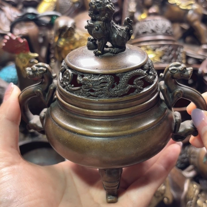 铜器摆件收收藏藏