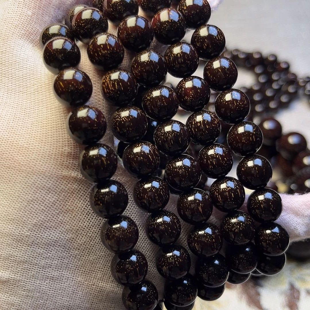 檀香紫檀（小叶紫檀）1.0 108颗满天星