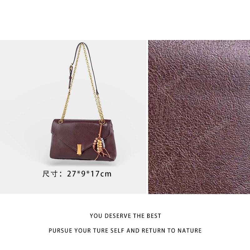 【尚恩CC】QYX-98158-可可棕-轻奢百搭腋下新款斜跨女包