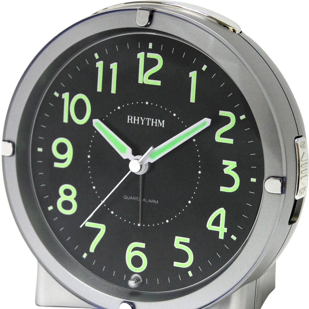 丽声儿童卧室夜光静音小闹钟卡通超大音量