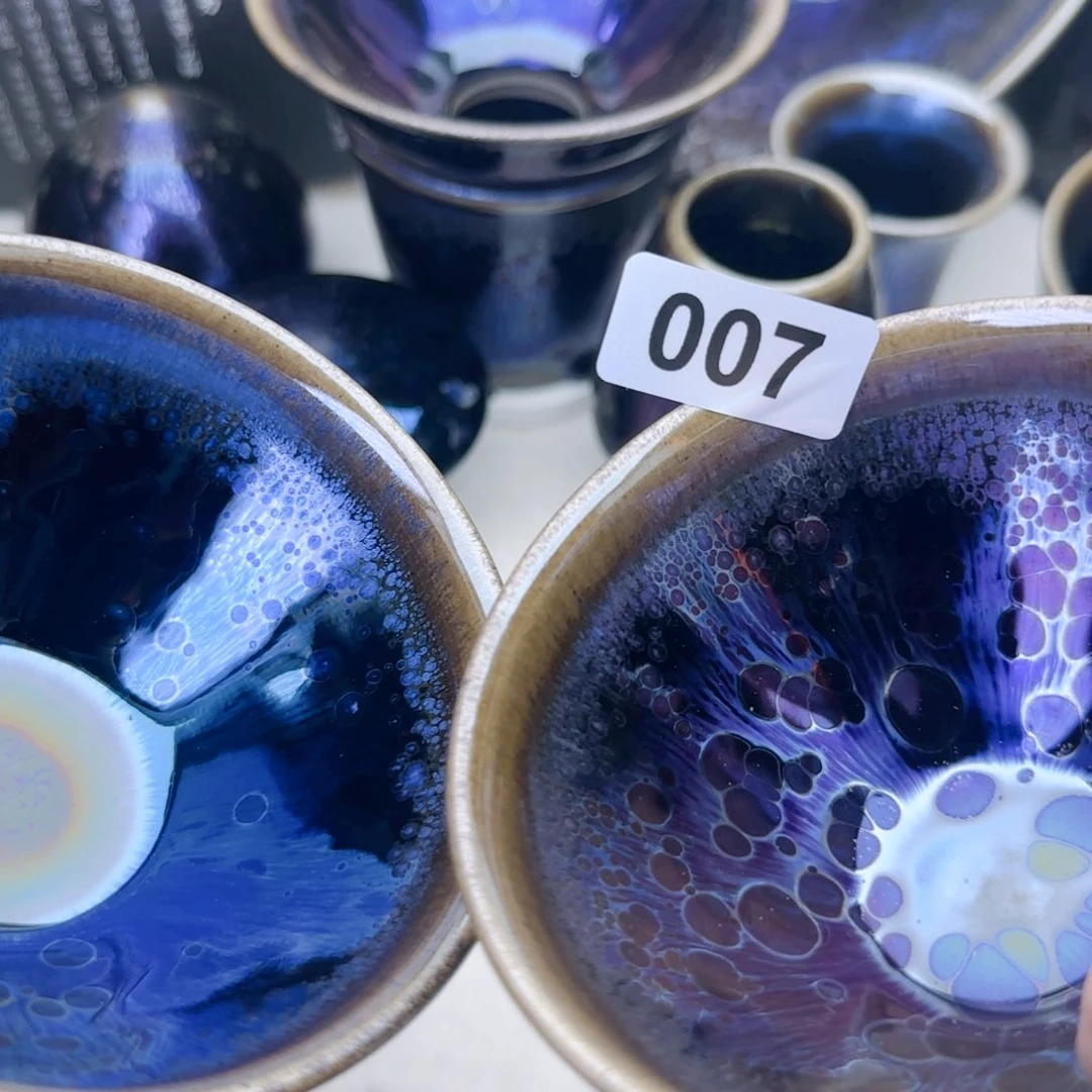 茶盏李*诚建盏矅变茶器2只0007