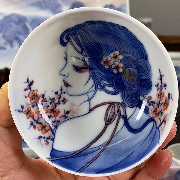 杯景德镇手工手绘陶瓷，高亮兴老师作品