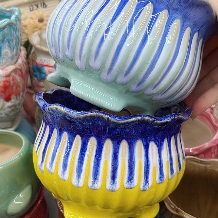 多肉绿植陶瓷花盆