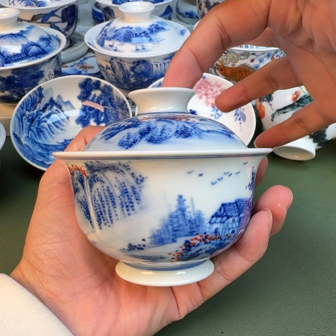 陶纯手工纯手绘茶具374