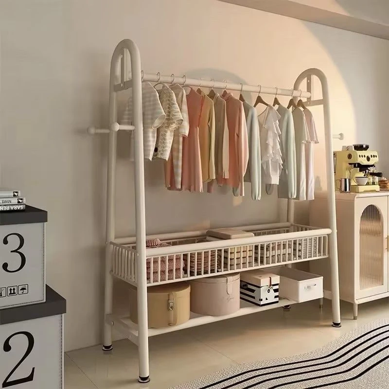 简易衣柜落地家用卧室衣帽架宿舍出租屋衣物收纳柜阳台晾晒挂衣架