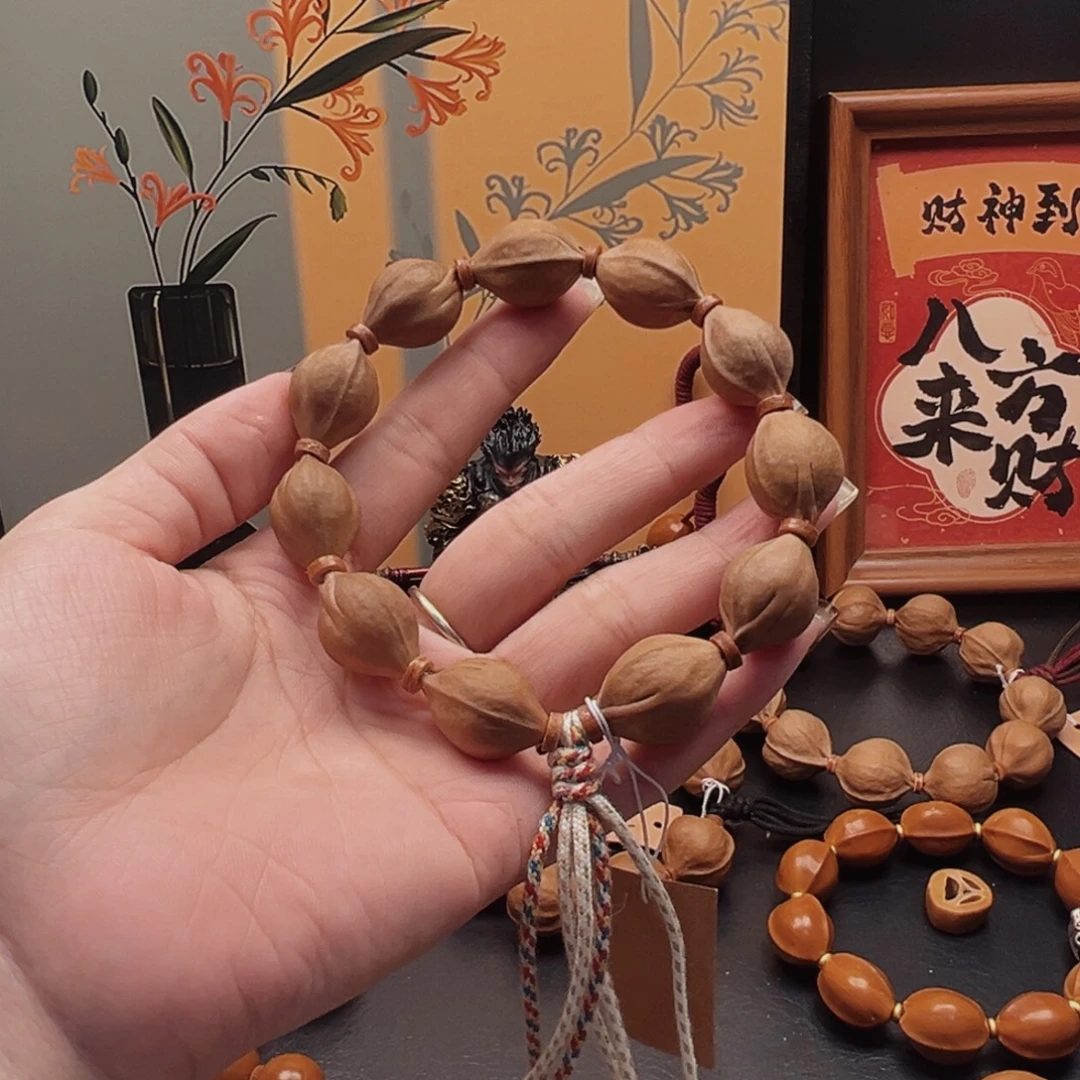 年***记手串橄榄核15.22梅林铁核