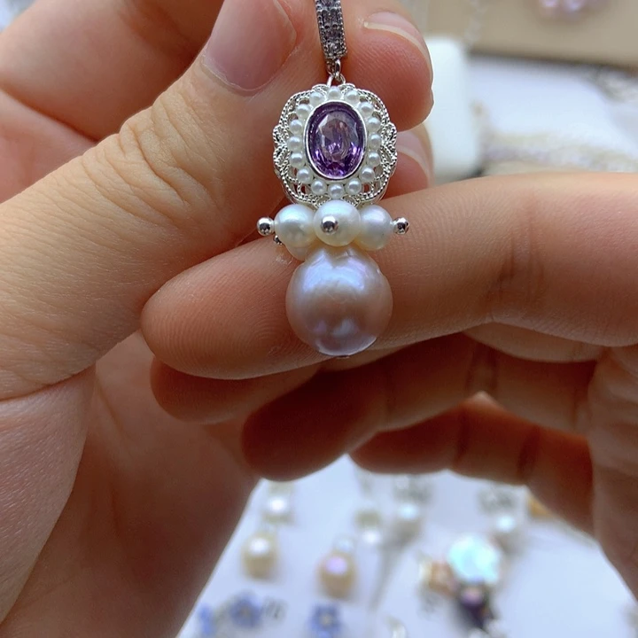 淡水珍珠未镶嵌颈饰