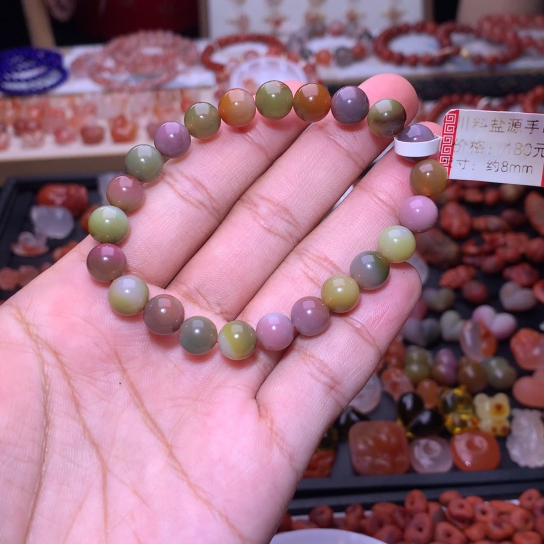 南红玛瑙未镶嵌珠宝半成品盐源手串