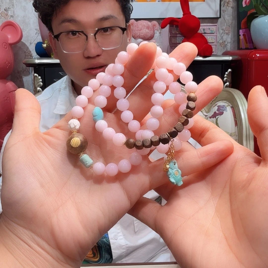 欧泊手链18K金镶嵌项链