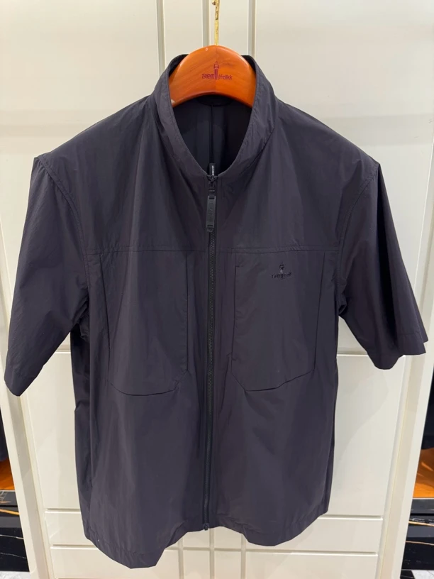 比音勒芬25夏季新品时尚半袖夹克0663