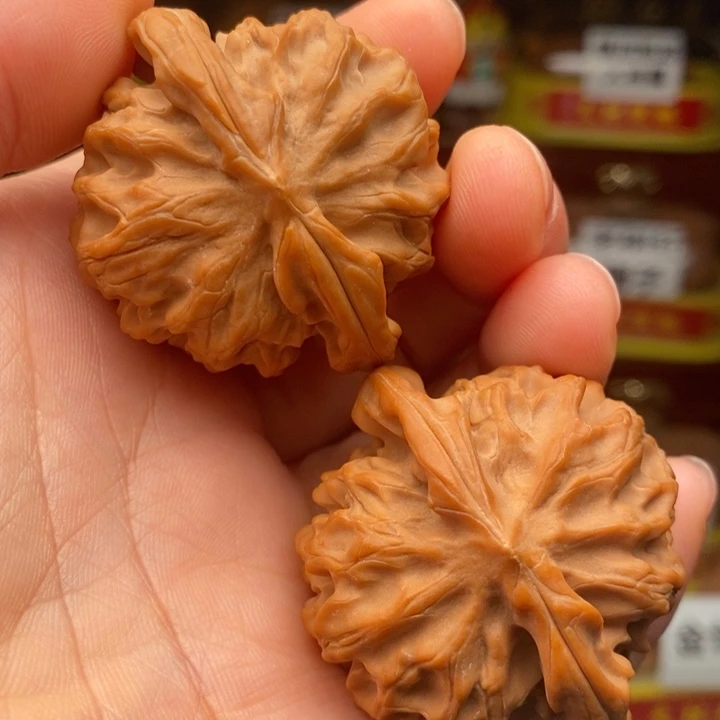 吊坠文玩核桃野生龙鳞45大尺