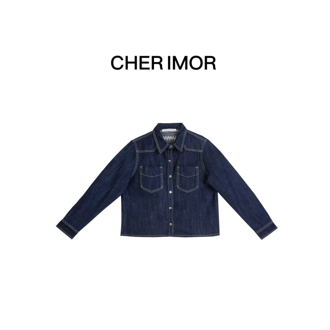 CHER IMOR【明线牛仔】时尚百搭明线牛仔外套 226 Hi Fortune