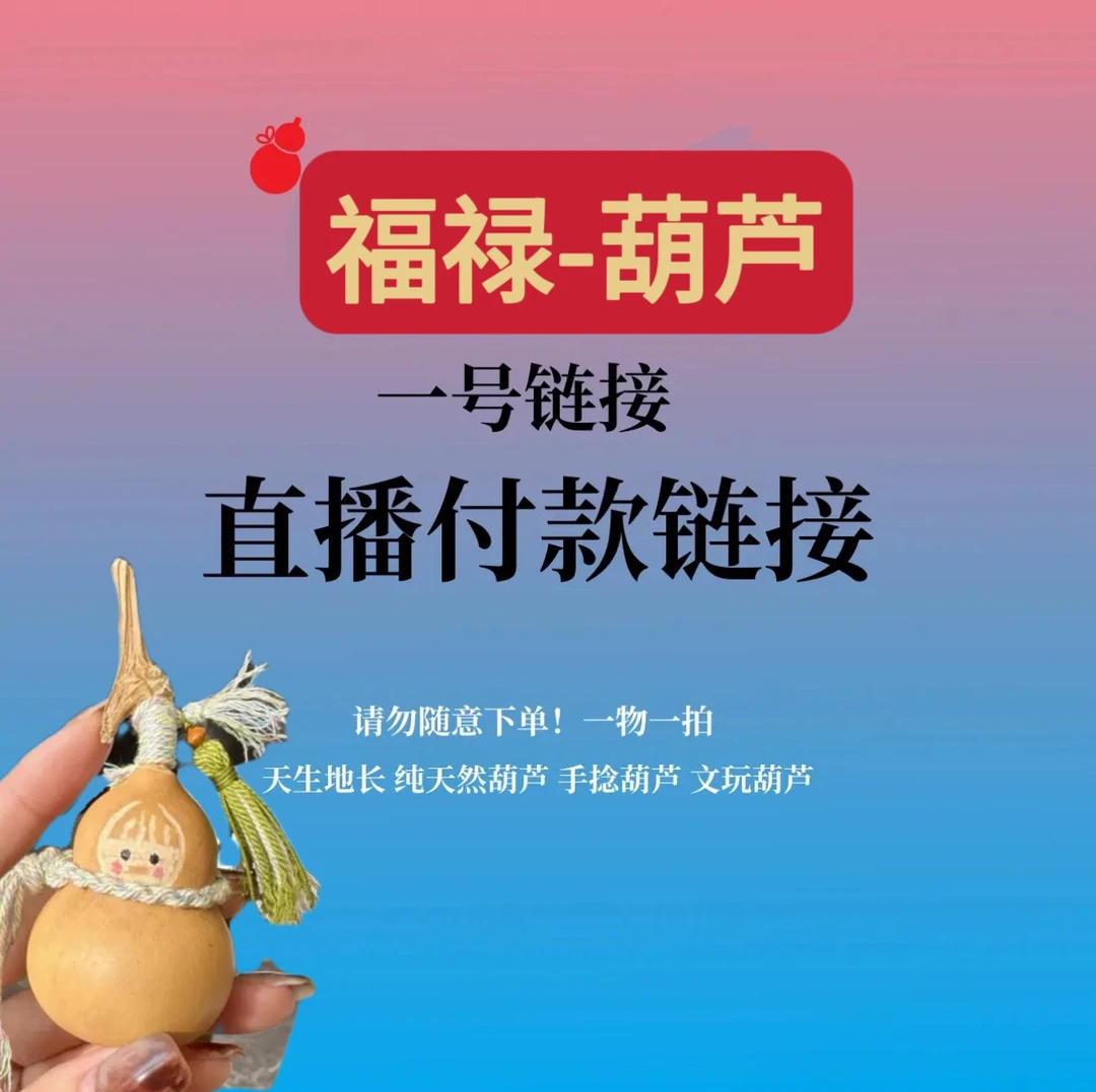 定制葫芦专拍链接 不保龙头 一物一拍