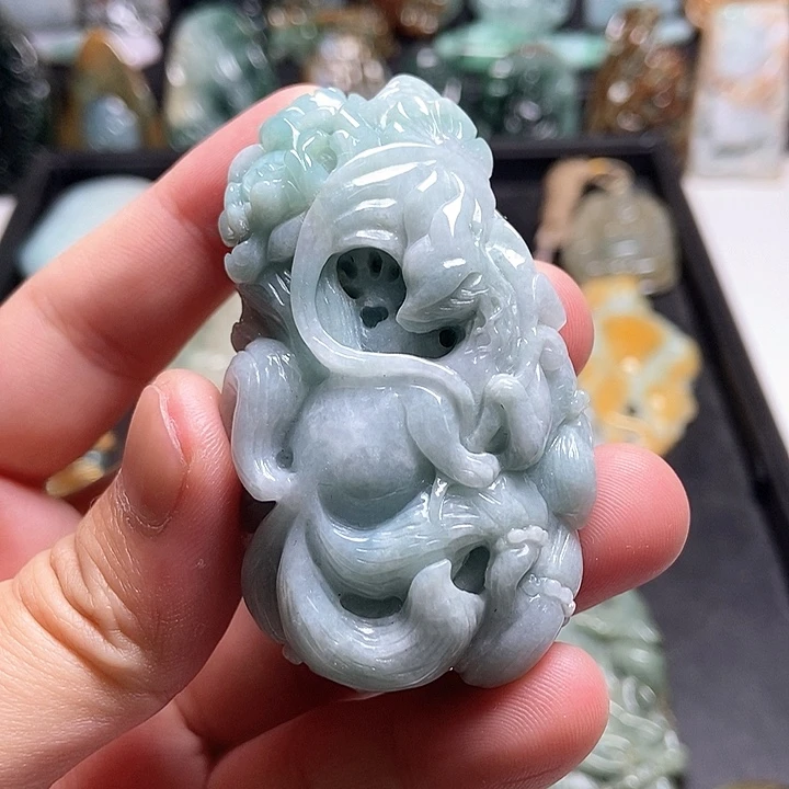 翡翠未镶嵌颈饰翡翠a货