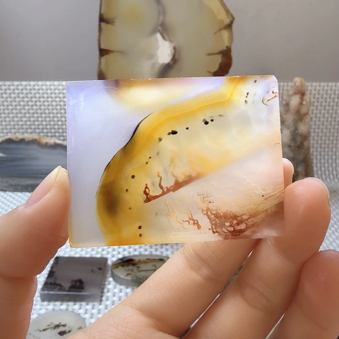 玛瑙/玉髓未镶嵌吊坠(不含链)12