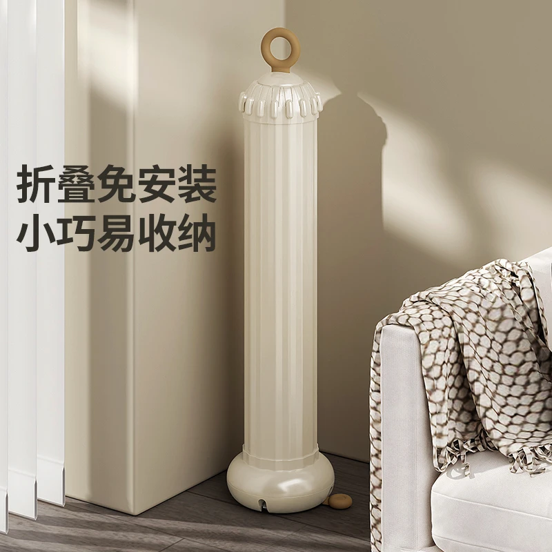 晾衣架子落地式折叠晾衣架章鱼阳台室内家用落地免安装可移动伸缩