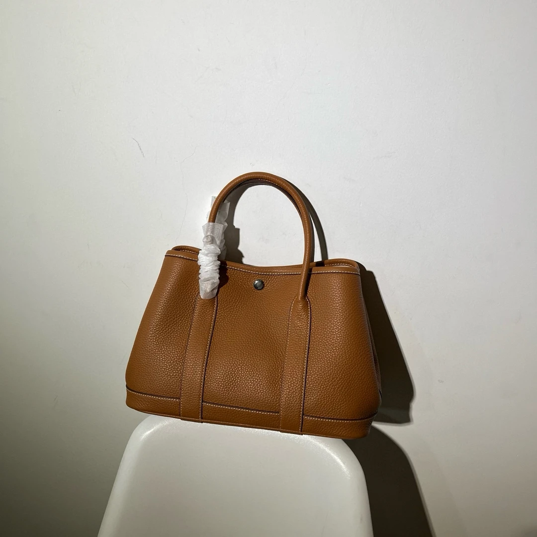 【MOCEBALA】高版本头层牛皮30厘米花园包（尺寸：30*14*20）