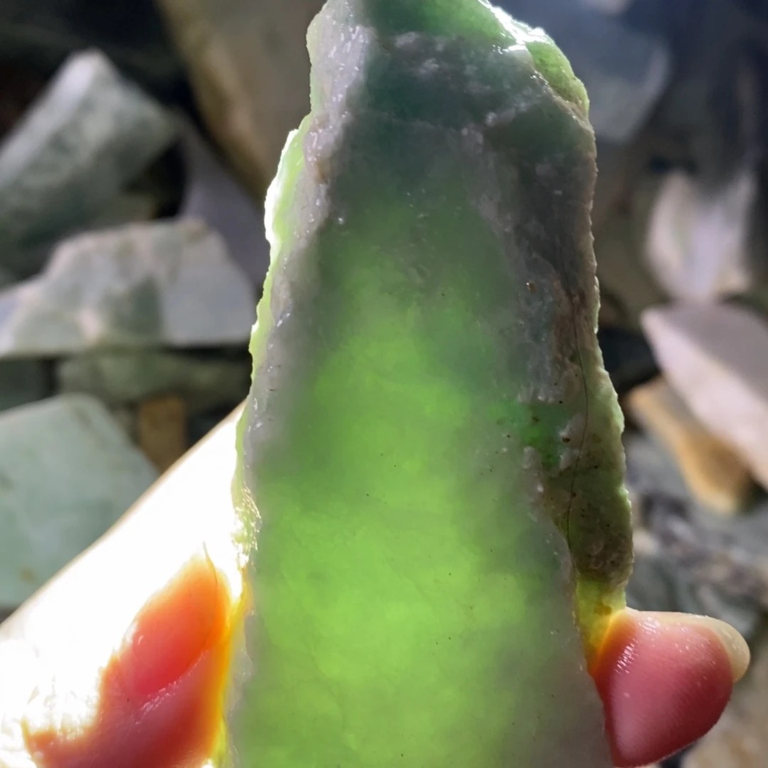 颈饰未镶嵌翡翠天然翡翠