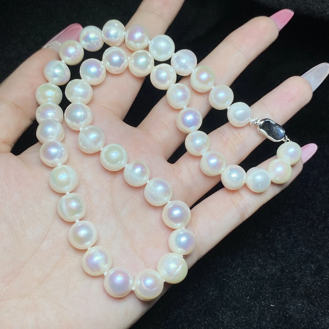 【小北好物】淡水珍珠项链尺寸约9-10mm【多样性发一件】2QJ07X169