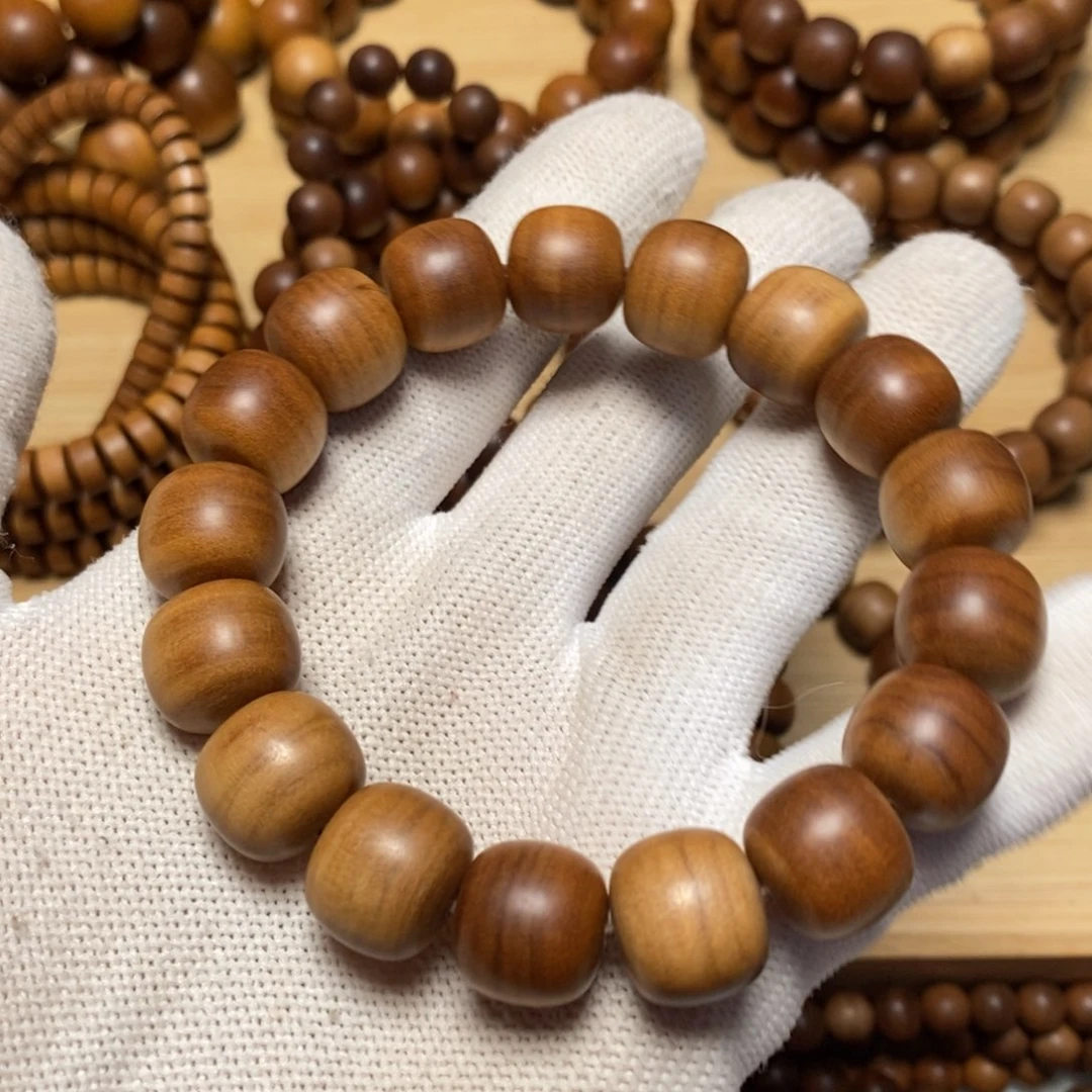 檀香木其他13*14 横纹 珠形瑕疵