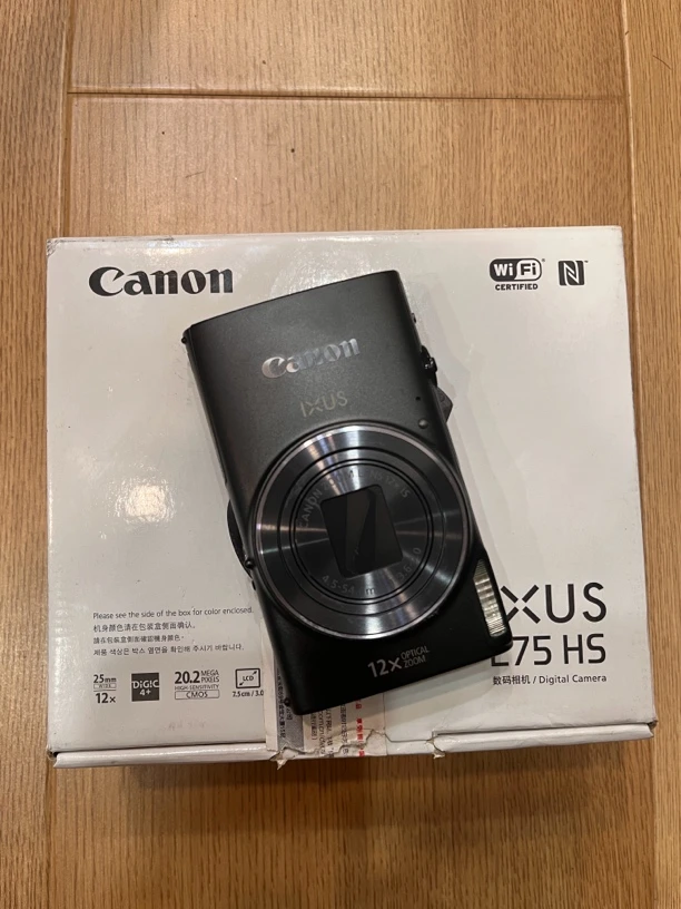 9新 Canon/佳能 ixus275hs 带盒 二手商品no退换 屏幕微灰