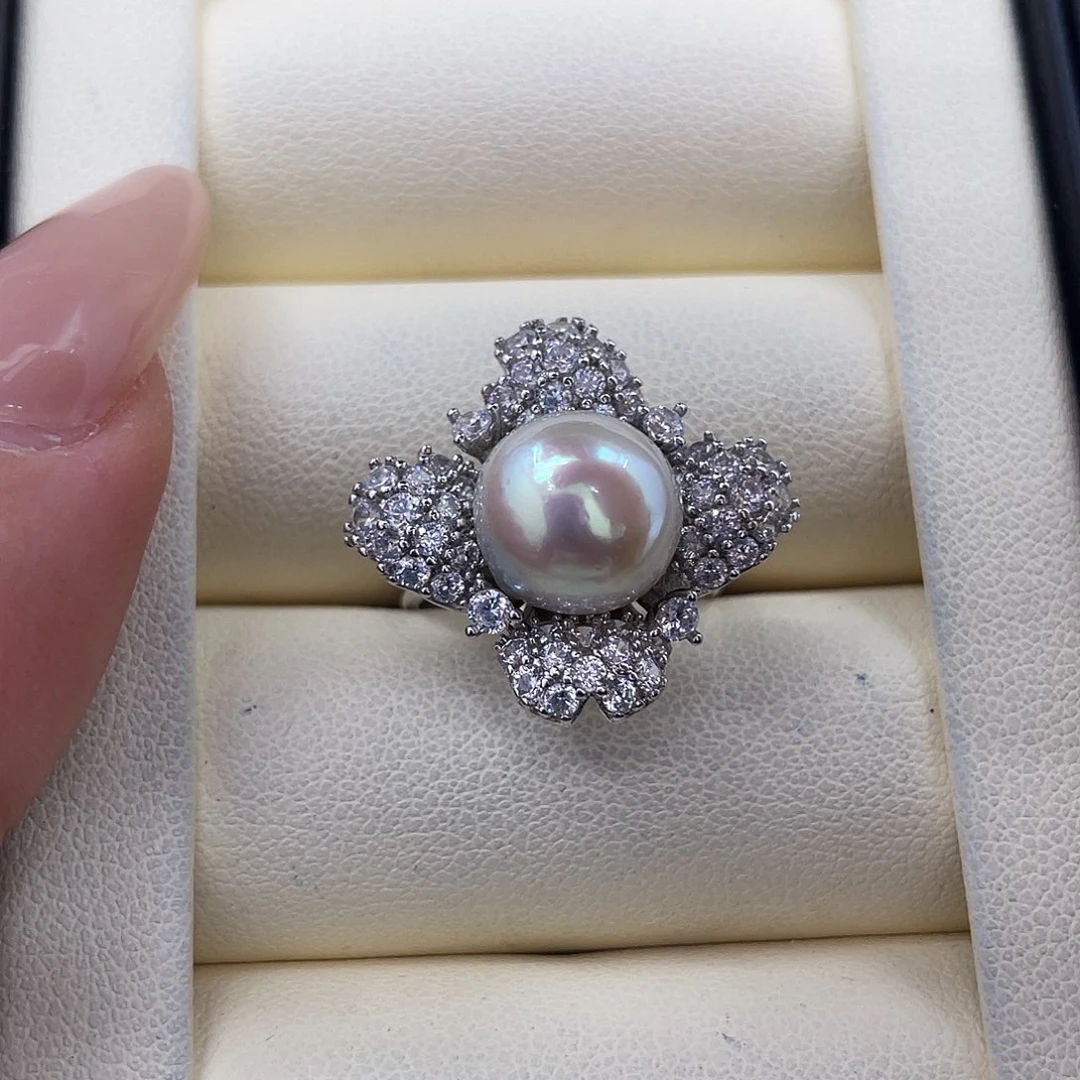 颈饰银S925镶嵌海水珍珠