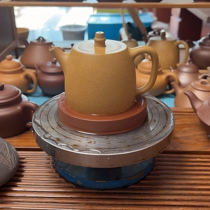 茶壶紫砂半手工制作