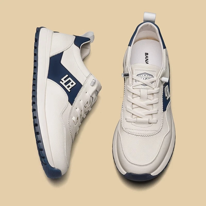 男鞋2025年夏季新款超轻软底白色鞋子阿甘鞋男士运动休闲鞋男时尚