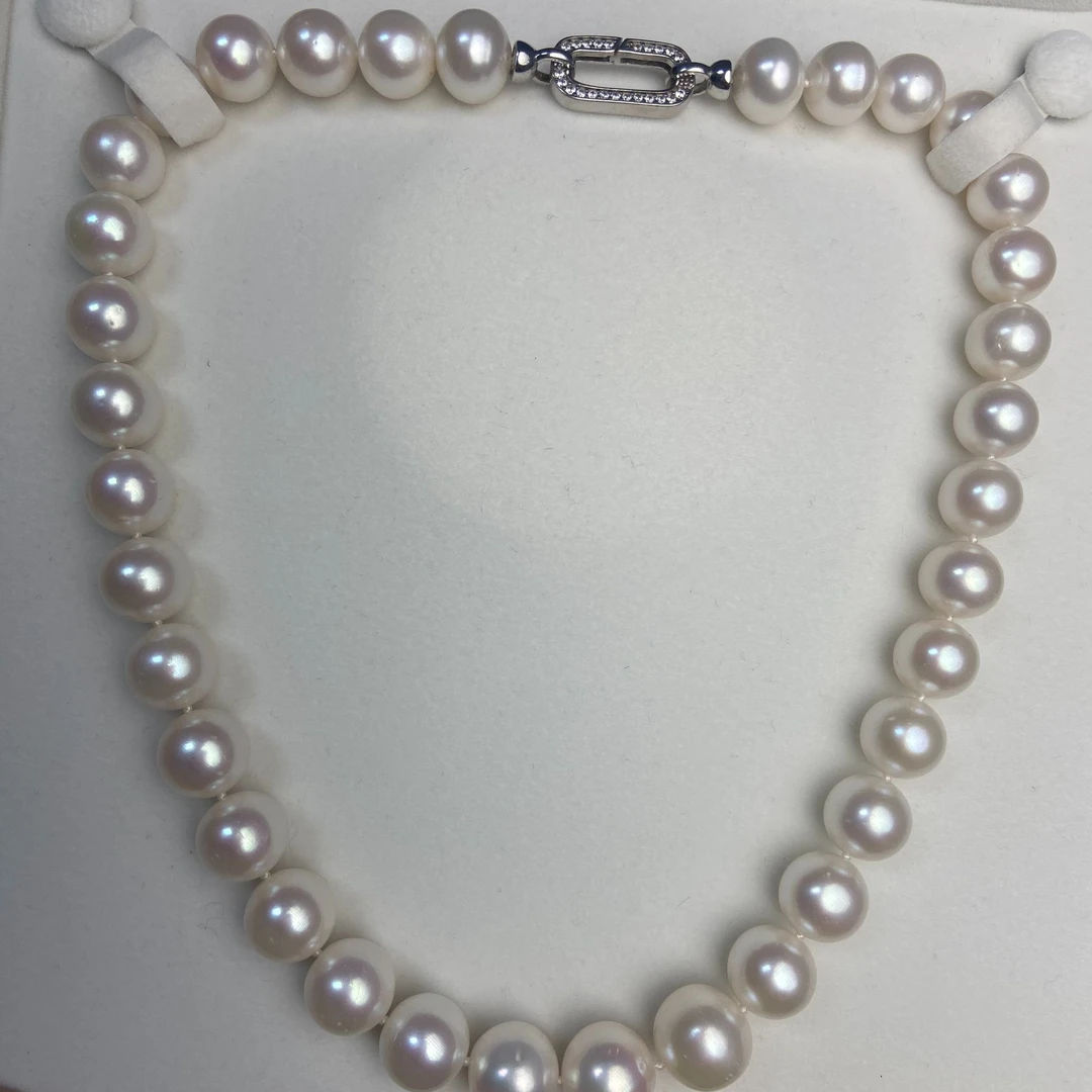 淡水无核珍珠12-13mm大点位珍珠项链S925银 M2516999