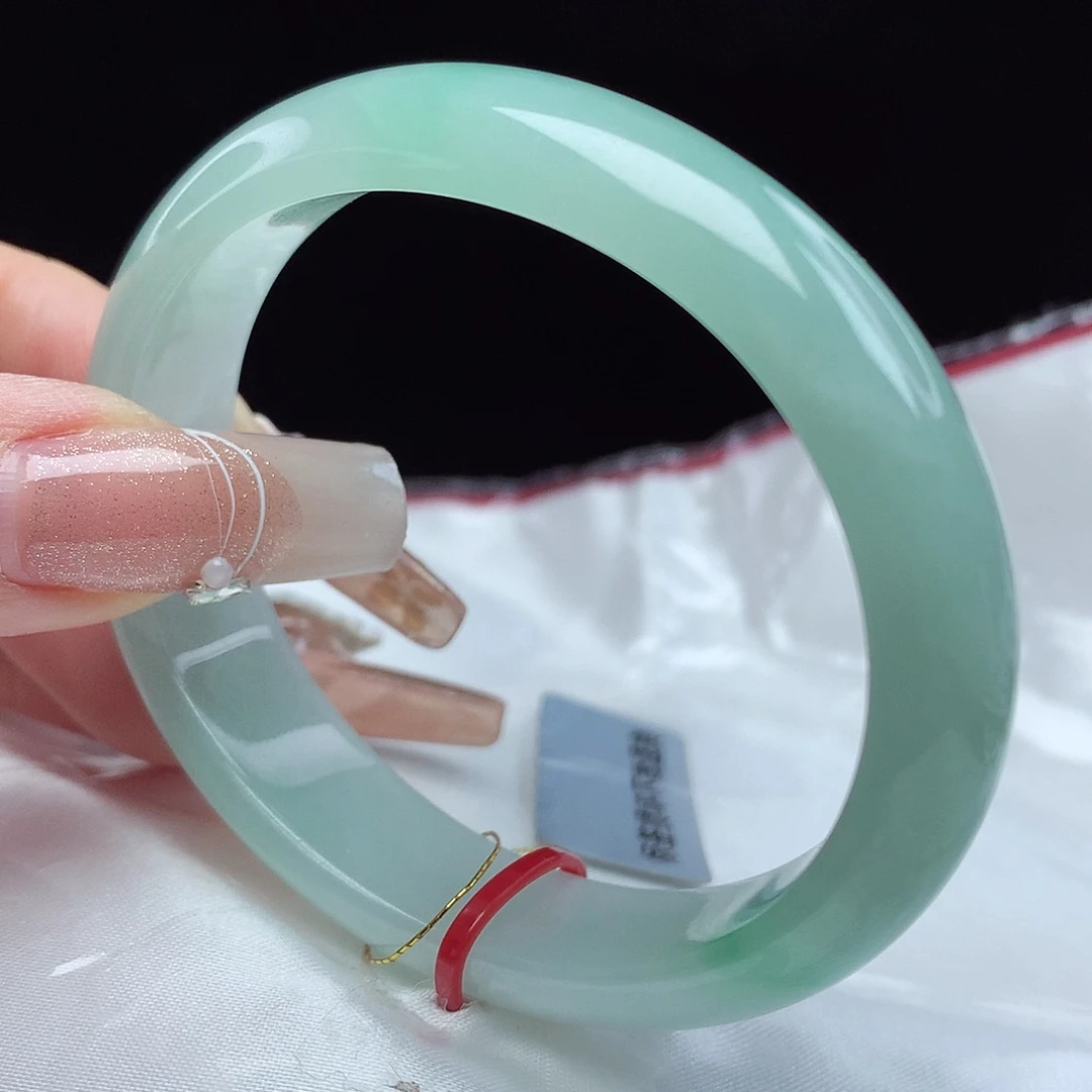 翡翠手镯（贵妃镯）未镶嵌52贵妃0264