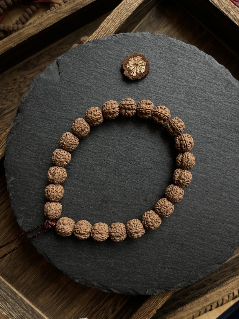 【 老树梅花】闲居坊 原生态梅花小金刚菩提单圈手串定制精挑原皮